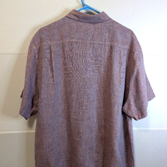 True Grit 100 % Linen Men's Shirt Size XXL - Picture 2 of 4